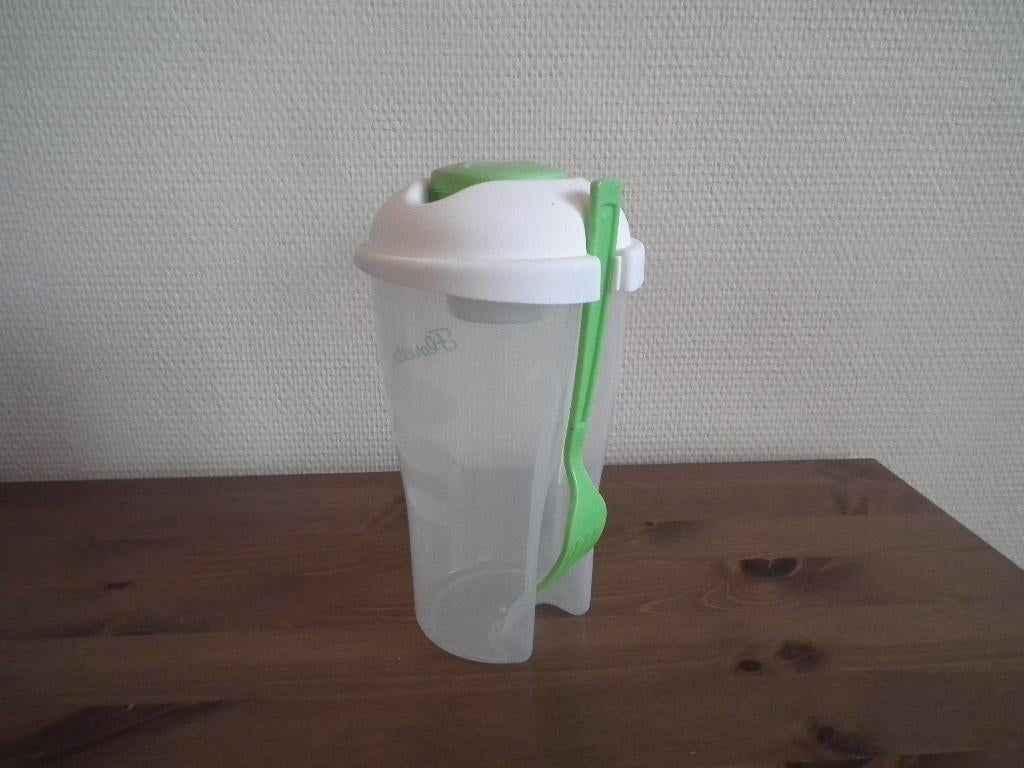 Beker, vork en kleine sauscontainer (H 19), Overige materialen, Verzenden, Zo goed als nieuw, Kom(men)