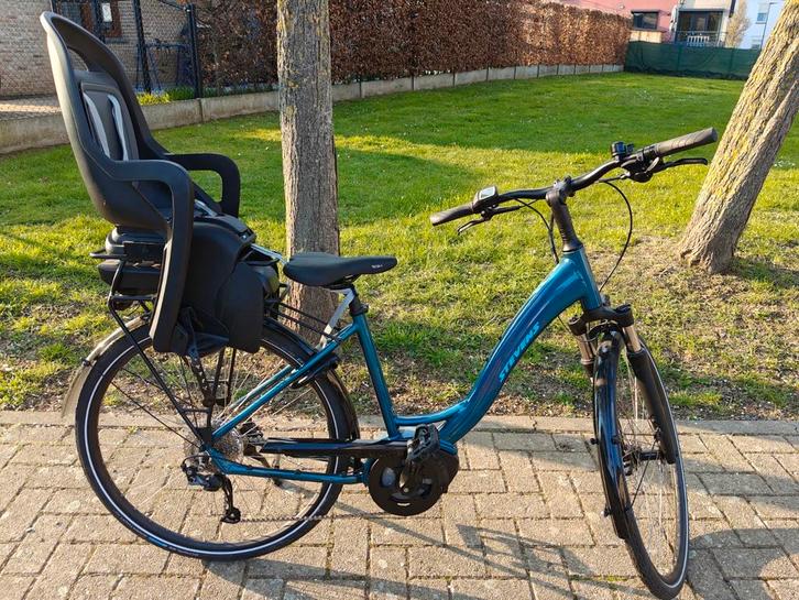 Vélo électrique Stevens E-Molveno Forma (46cm) + siège bébé, Vélos & Vélomoteurs, Vélos | Femmes | Vélos maman, Comme neuf, Autres marques