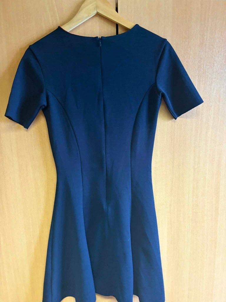 Donkerblauw kleedje van Tommy Hilfiger, Tommy hilfiger, Maat 34 (XS) of kleiner, Gedragen, Boven de knie