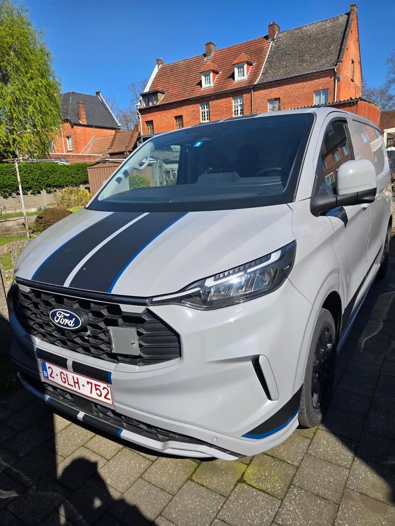 FORD TRANSİT CUSTOM SPORT 170 PK DIESEL, Auto's, Bestelwagens en Lichte vracht, Stof, Navigatiesysteem, Diesel, Particulier