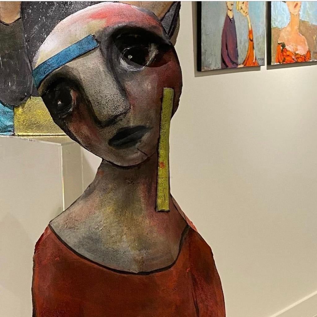 Textielart, Antiek en Kunst, Kunst | Schilderijen | Modern, Ophalen