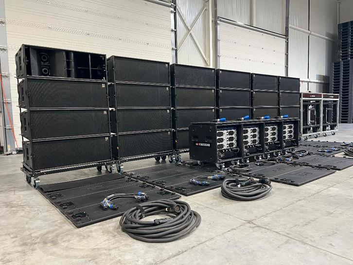Martin Audio Synco line array: 24x W8LC 12x Lab.Gruppen/XTA, Audio, Tv en Foto, Luidsprekerboxen, Gebruikt, Complete surroundset