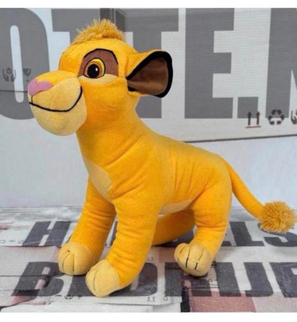 Nieuw XL 45cm Disney the Lion King knuffel plush Simba pluch, Ophalen of Verzenden, Leeuwenkoning of Jungle Boek, Nieuw, Knuffel