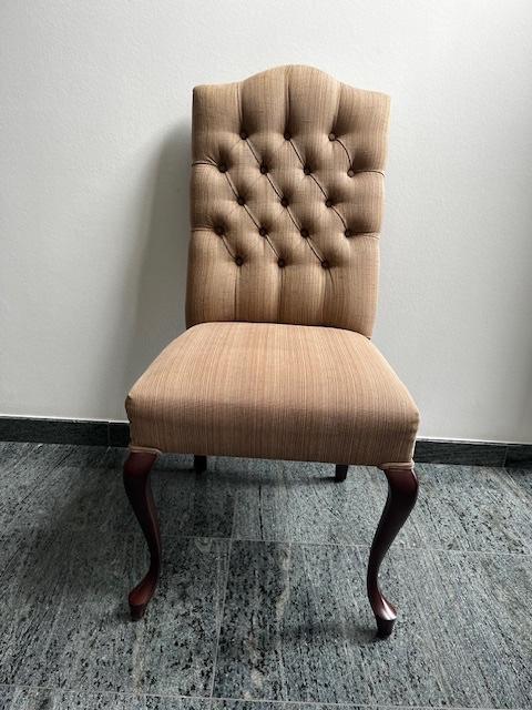 Eetkamer stoelen, Huis en Inrichting, Stoelen, Zo goed als nieuw, Vijf, Zes of meer stoelen, Hout, Stof, Overige kleuren, Ophalen