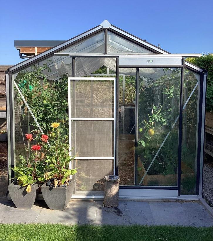 Tuinserre ACD aluminium, Jardin & Terrasse, Serres, Utilisé, Serre, Aluminium, Enlèvement