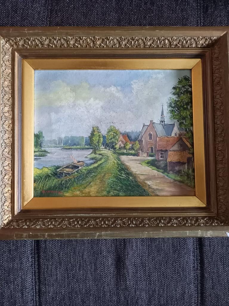 Schilderij Adriaan Terhell, Ophalen of Verzenden