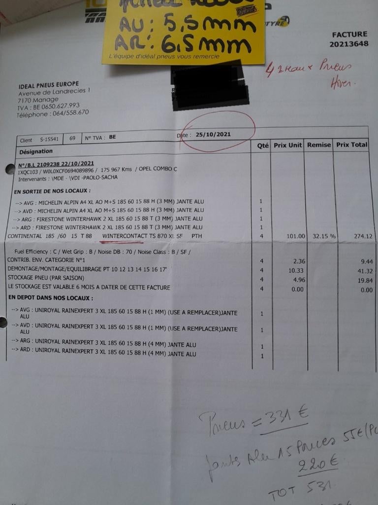 Pneus, Autos : Pièces & Accessoires, 15 pouces, Pneus et Jantes, Pneus hiver, 185 mm