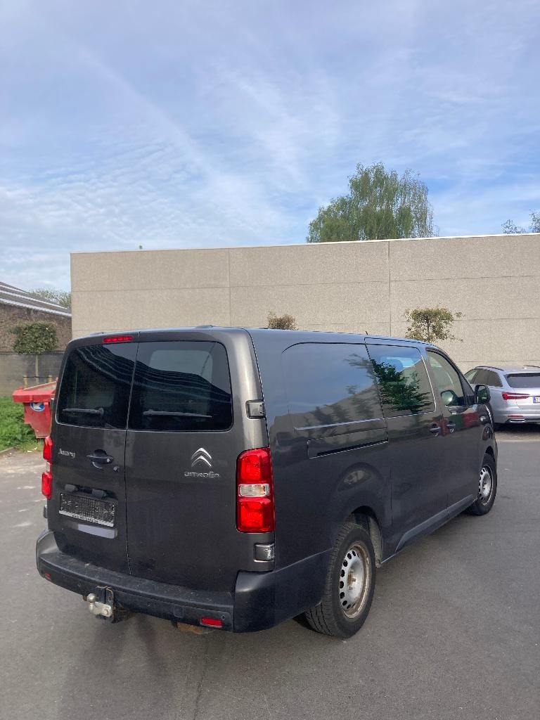 Citroën Jumpy dubbele cabine en 2 schuifdeuren, Auto's, Citroën, Stof, Overige kleuren, Multifunctioneel stuurwiel, Particulier