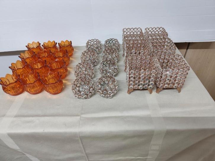 T-lichtjes houders. Verschillende modellen., Maison & Meubles, Accessoires pour la Maison | Bougeoirs & Bougies, Enlèvement