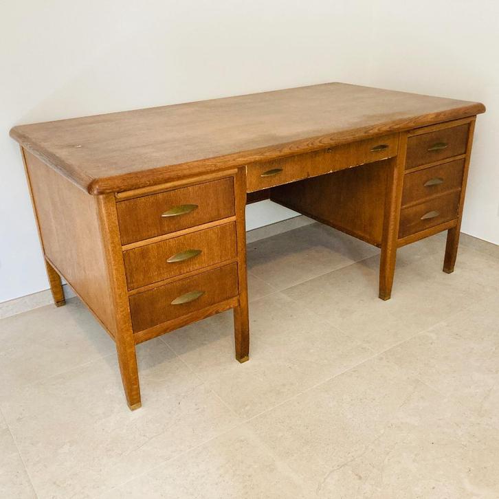 Prachtig klassiek handwerk Canadees bureau, Huis en Inrichting, Bureaus, Gebruikt, Bureau, Ophalen