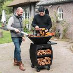 BBQ Plancha Companero XXL  Blackline avec rangement à bois, Enlèvement ou Envoi, Neuf, RJRoyal Living, Avec accessoires