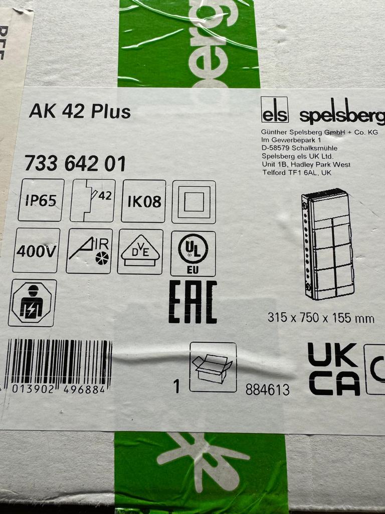 Nieuwe Zekeringskast Waterdicht, Doe-het-zelf en Bouw, Ophalen, Zo goed als nieuw