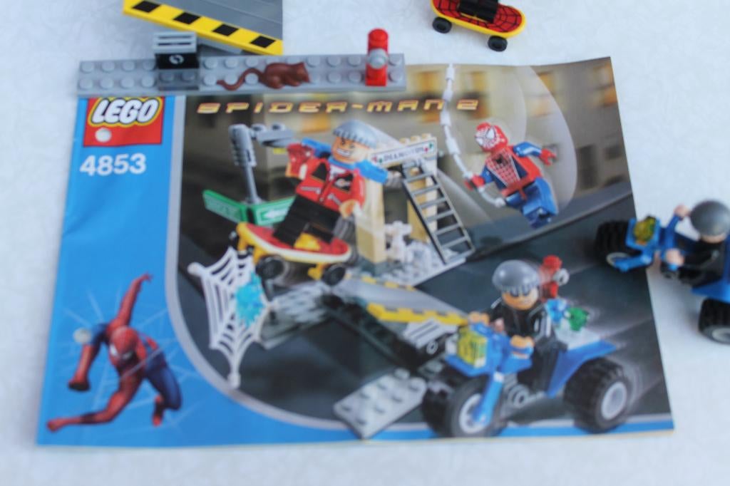 Lego 4853 Spider-Man's Street Chase, Straatachtervolging, Lego, Ophalen of Verzenden, Complete set, Compleet