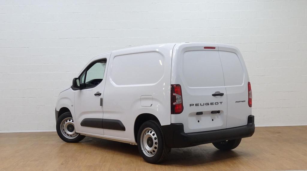 Peugeot Partner 1.5 BlueHDi L1 Light 96kW s/s EAT8, Auto's, Bestelwagens en Lichte vracht, Stof, Zwart, 4 cilinders, Wit