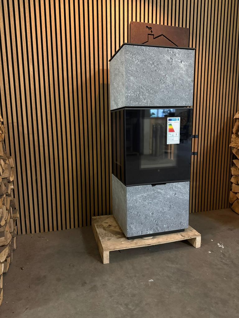 26022 Speksteenkachel NIEUW Bälstil Axam, Ophalen, Vrijstaand, Hout, Nieuw