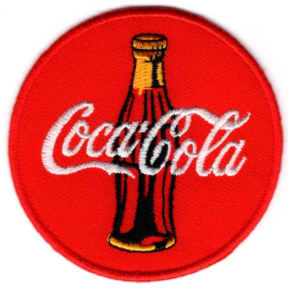 Coca Cola stoffen opstrijk patch embleem #1, Verzamelen, Merken en Reclamevoorwerpen, Nieuw, Verzenden