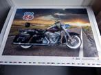 Vintage Fotoprint Poster van Harley Davidson., Enlèvement, Comme neuf