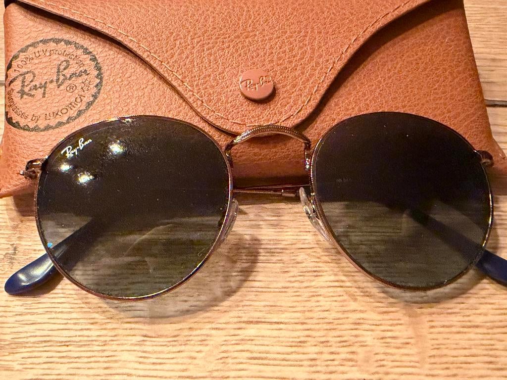 Lunettes de soleil rondes en métal Ray-Ban (3 types), Enlèvement ou Envoi, Neuf, Lunettes de soleil, Ray-Ban