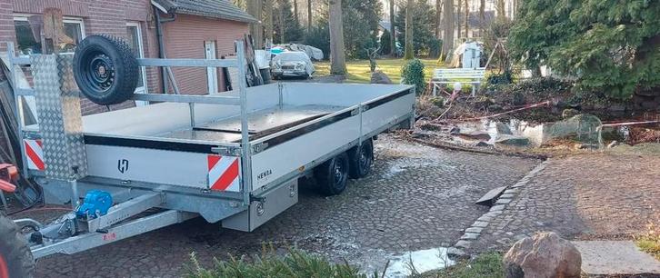 Aanhanger henra 5mx2.50, Auto diversen, Aanhangers en Bagagewagens, Zo goed als nieuw, Ophalen
