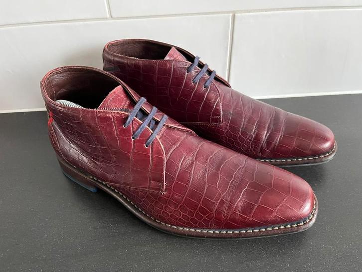 Floris van Bommel herenschoenen maat 7 / 41 H, Kleding | Heren, Schoenen, Zo goed als nieuw, Veterschoenen, Overige kleuren, Ophalen of Verzenden