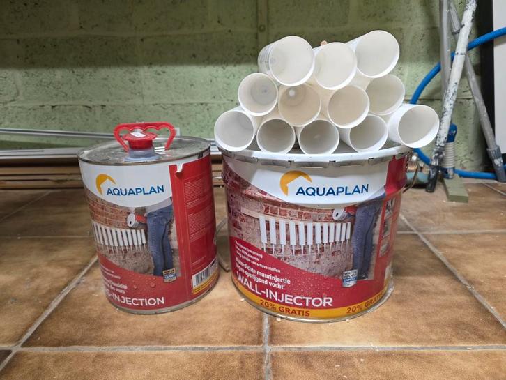 Aquaplan Wall-Injector set - deels nieuw, Doe-het-zelf en Bouw, Verf, Beits en Lak, Ophalen