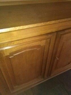 Kast in volle eik + tafel ook beschikbaar, Antiek en Kunst, Antiek | Meubels | Kasten, Ophalen