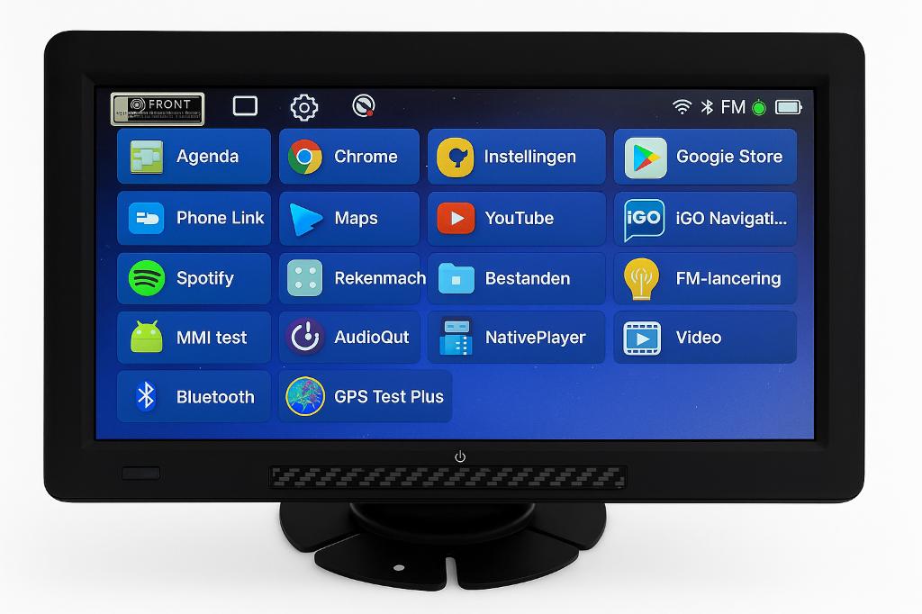 9” Android Dashcam GPS Tablet – Camper & Auto Navigatie-TMC, Caravanes & Camping, Caravanes Accessoires, Neuf, Info@drktech.be