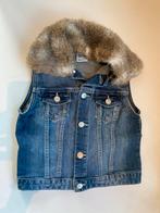 Jeansvestje zonder mouwen met afneembare kraag, Enlèvement ou Envoi, Comme neuf, Fille, Autres types