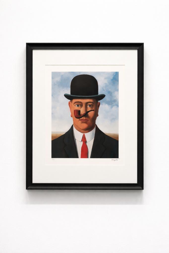 René Magritte - Homme à la pipe - Lithographie, Antiquités & Art, Art | Lithographies & Sérigraphies, Enlèvement