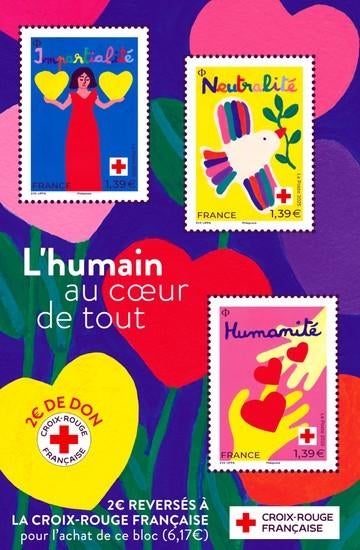 France Croix Rouge l'Humain Année 2025 neufs, Enlèvement ou Envoi, Non oblitéré