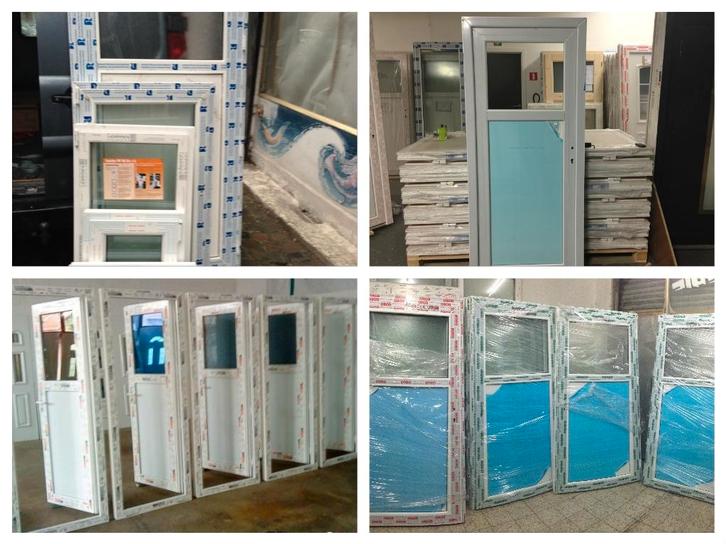 WITTE PVC-DEUR — DUBBELE BEGLAZING, Diversen, Overige Diversen, Nieuw, Ophalen