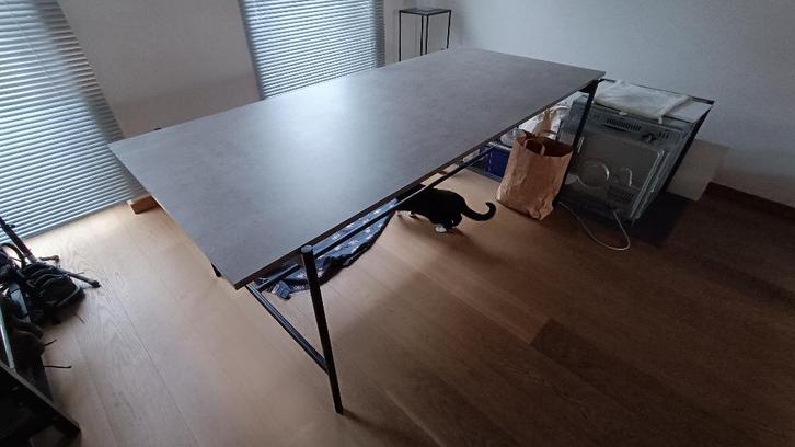 Jysk eettafel 200*90 cm, Maison & Meubles, Tables | Tables à manger, Comme neuf, 50 à 100 cm, 200 cm ou plus, Quatre personnes