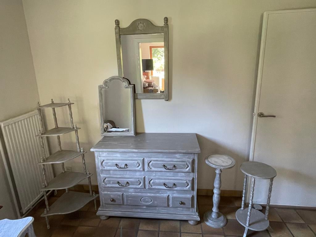 Ensembles 6 pieces - meubles anciens avec patine, Maison & Meubles, Enlèvement