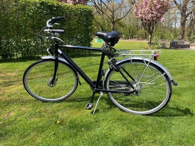 Herenfiets, Fietsen en Brommers, Ophalen, Zo goed als nieuw, Schijfrem, Versnellingen