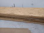 11 plaques OSB 18 mm – 244 x 59 cm – Bon état, Enlèvement
