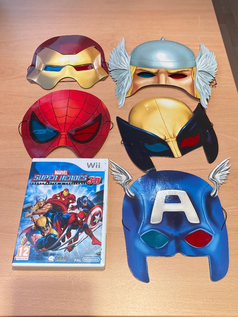 WII spel Marvel superheroes, Avontuur en Actie, Gebruikt, Ophalen of Verzenden, 3 spelers of meer