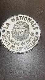 Emaille bordje ‘La nationale’, Verzamelen, Ophalen of Verzenden, Gebruikt, Reclamebord