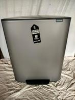 Brabantia Pedal platinum 2x30 (kan ook 60liter) NIEUW!, Met pedaal, 50 tot 75 cm, Nieuw, 40 liter of meer