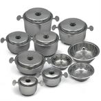 Batterie de cuisine #Vanstahl - Inox 18/10 - 16pcs, Neuf, Inox, Enlèvement ou Envoi, Plaque céramique