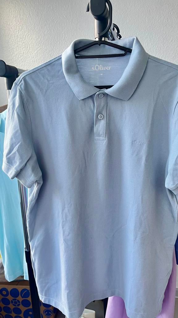 s.Oliver Polo Shirt - Lichtblauw M - Perfecte Staat, Kleding | Heren, Polo's, Ophalen, Zo goed als nieuw, Maat 48/50 (M)