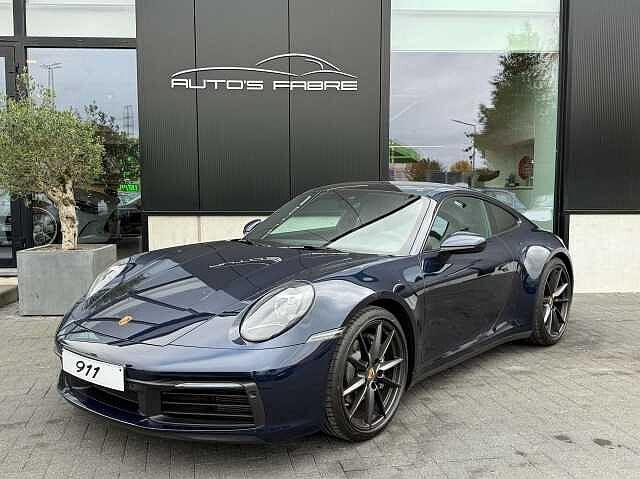 Porsche 992 3.0  Carrera PDK Panodak Sportuitlaat 12/2021, Automaat, Blauw, 2981 cc, Particulier