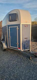 trailer, Ophalen, Zo goed als nieuw, Hout, 2-paards trailer