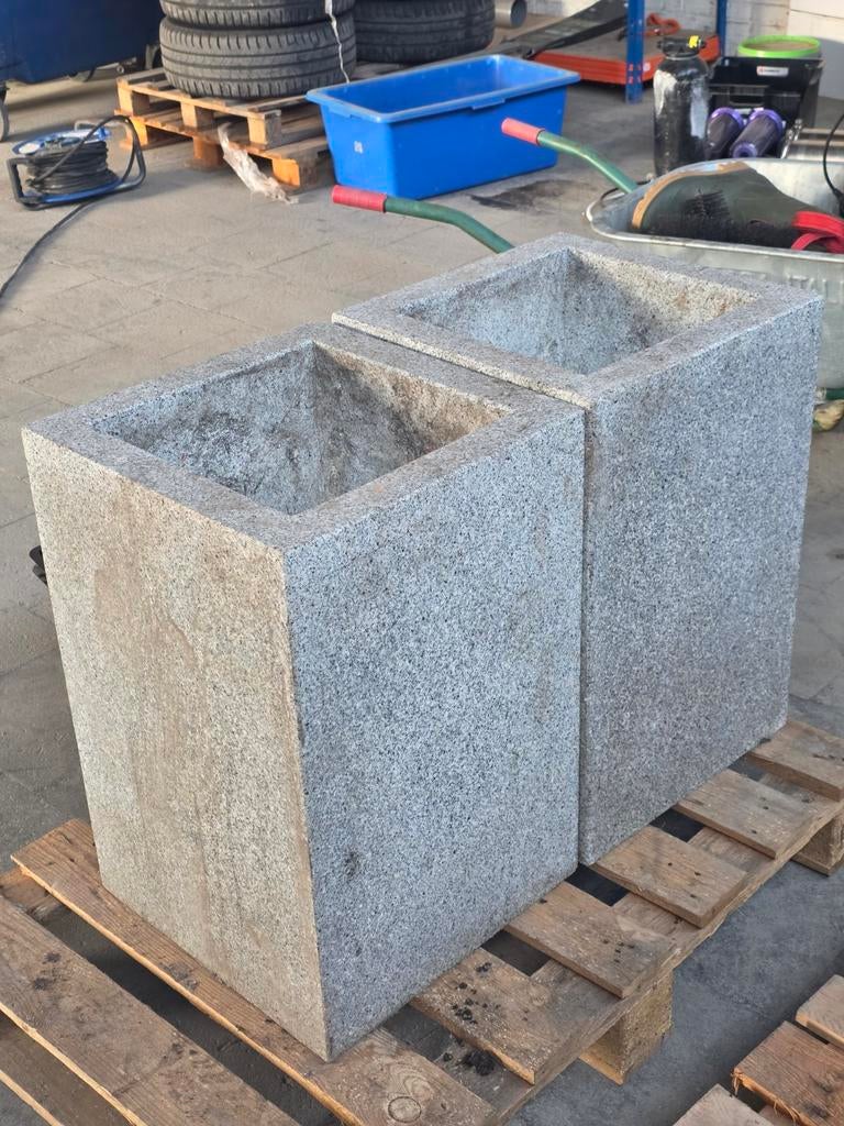 Stenen bloembakken, Tuin en Terras, Ophalen