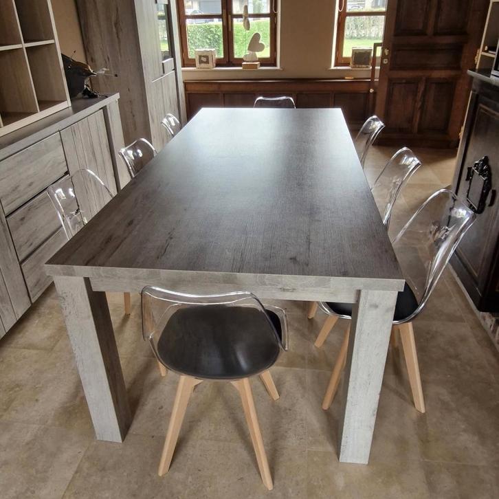 Eetkamer, Huis en Inrichting, Complete eetkamers, Gebruikt, 8 stoelen of meer, Ophalen