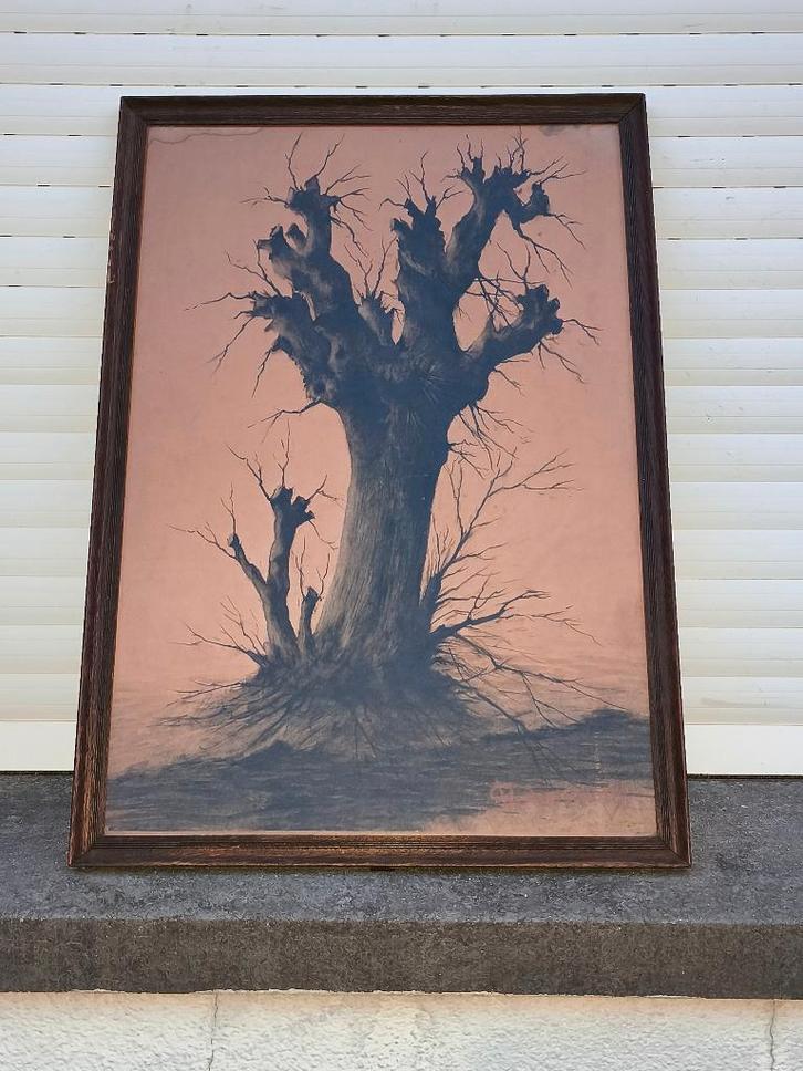 Fusain, Antiquités & Art, Art | Dessins & Photographie, Enlèvement ou Envoi