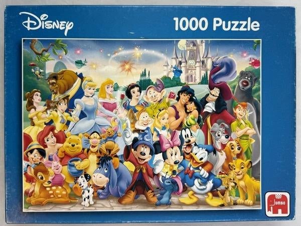 Jumbo Disney Mickey and Friends Puzzel 1000 st. compleet, Verzenden, 500 t/m 1500 stukjes, Zo goed als nieuw, Legpuzzel