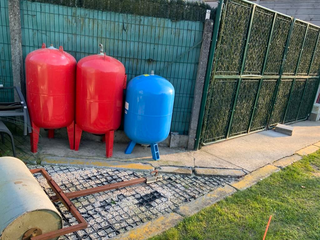 Expasievaten voor barbecue of terrashaard van te maken, Enlèvement, Comme neuf