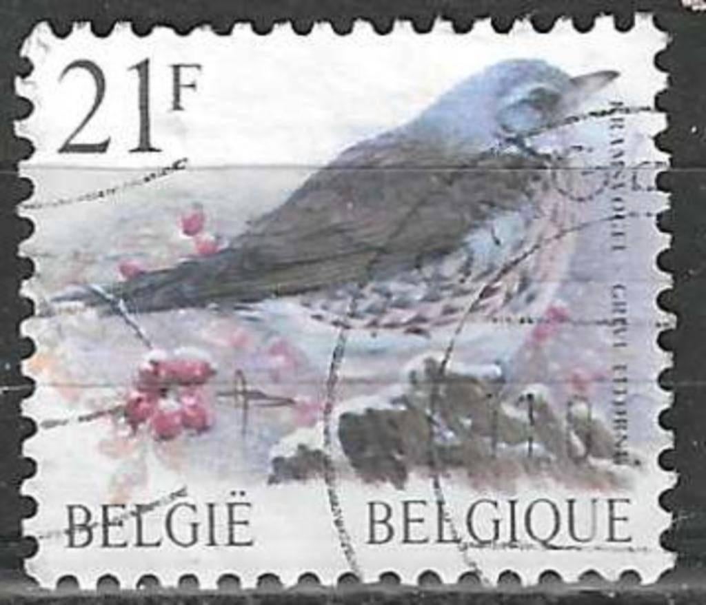 Belgique 1998 - Yvert/OBP 2792 - Buzin - Kramsvogel (ST), Timbres & Monnaies, Timbres | Europe | Belgique, Envoi, Affranchi, Oblitéré