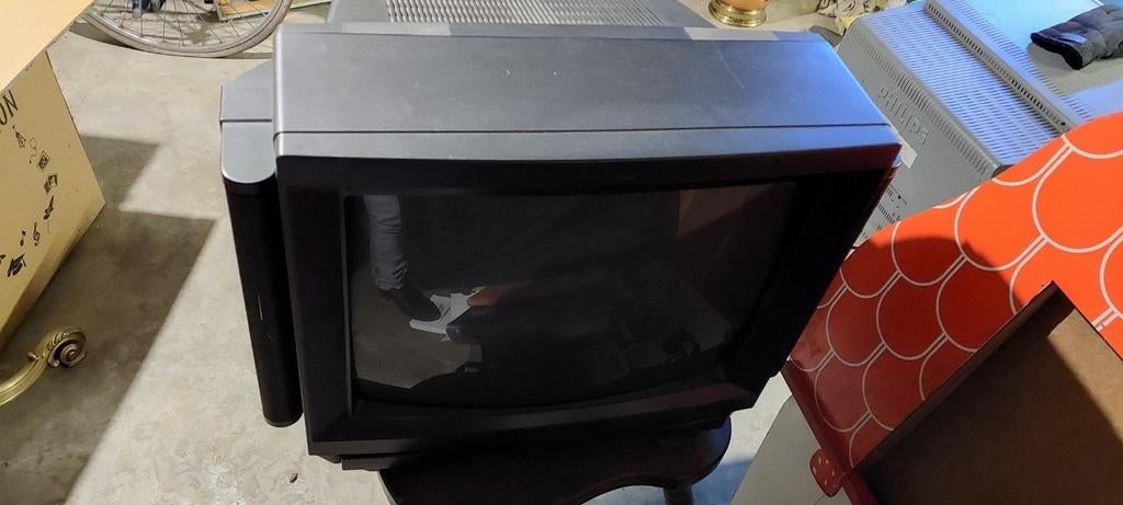 Retro CRT televisie 20 inch werkend beeldbuis TV  - Vintage, Enlèvement