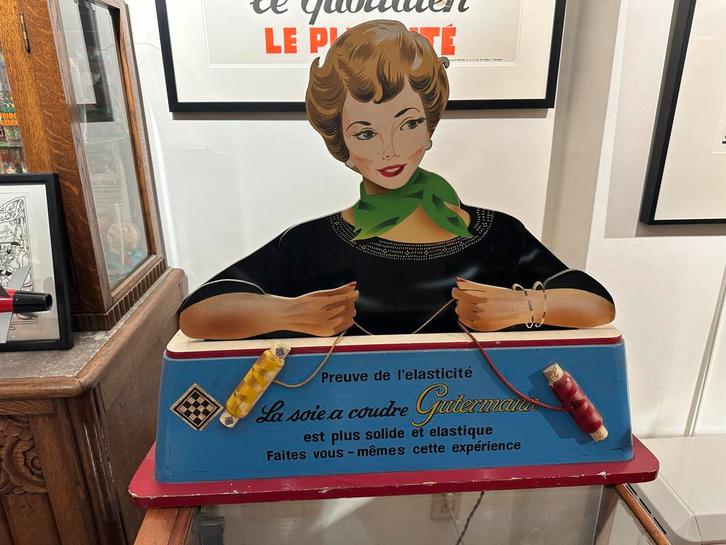 Automate publicitaire Gutermann (années 1950), Collections, Marques & Objets publicitaires, Utilisé, Autres types, Enlèvement